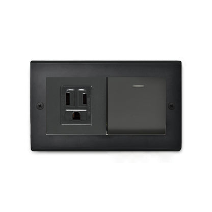 Matt black panel-Glatima, Risna series