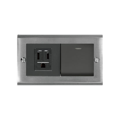 Obsidian black panel-Glatima, Risna series