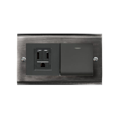 Obsidian black panel-Glatima, Risna series