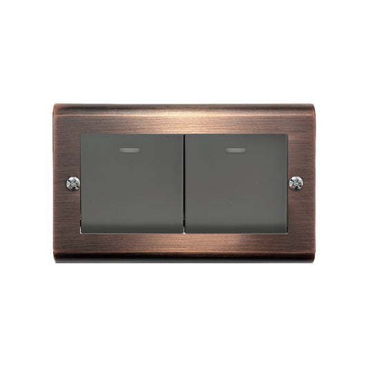 Red bronze panel-Glatima, Risna series