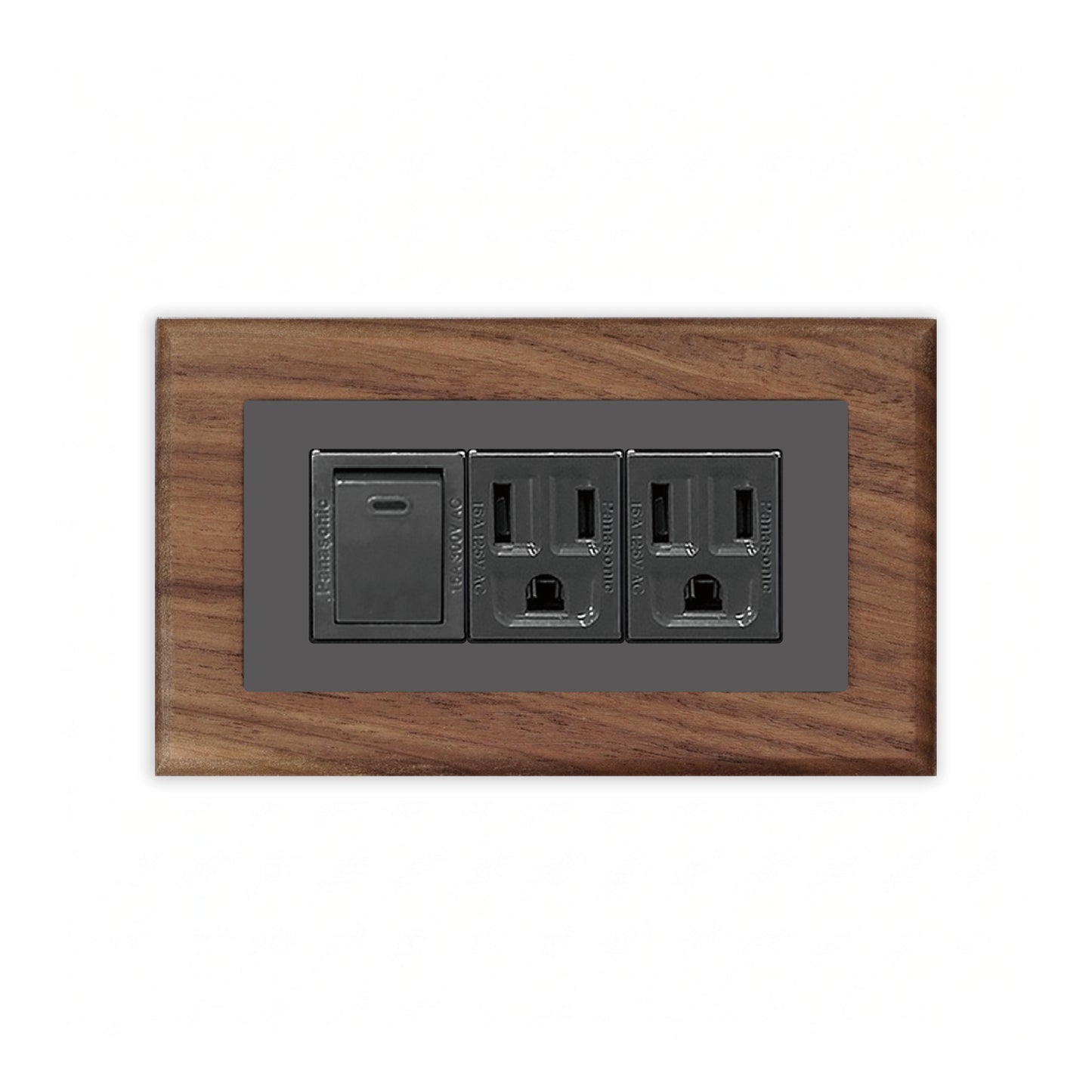 Solid walnut wood-thin frame-Japanese style panel 