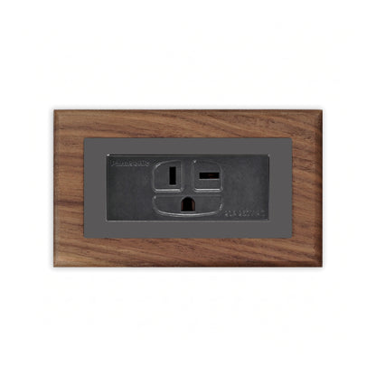 Solid walnut wood-thin frame-Japanese style panel 