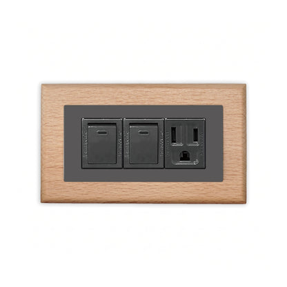 Solid beech wood-thin frame-Japanese style panel 