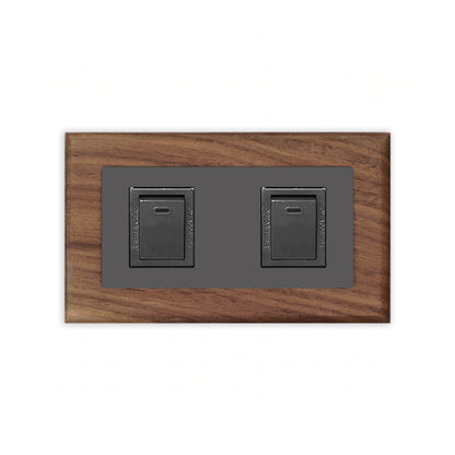 Solid walnut wood-thin frame-Japanese style panel 