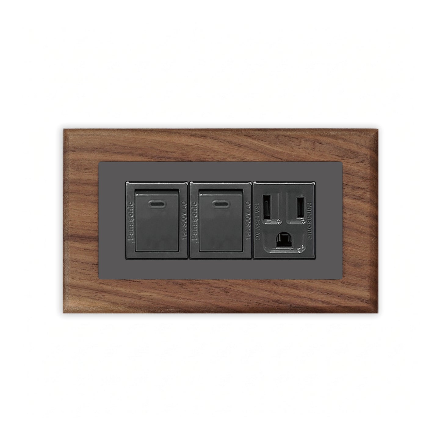 Solid walnut wood-thin frame-Japanese style panel 