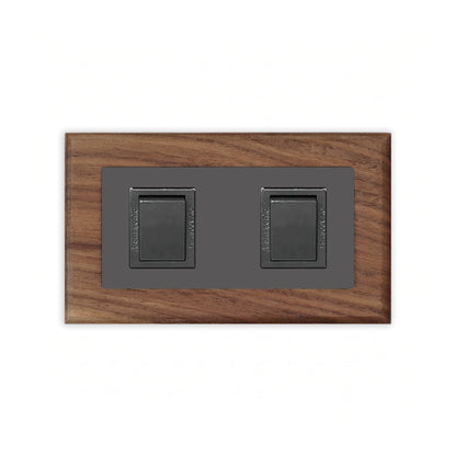 Solid walnut wood-thin frame-Japanese style panel 