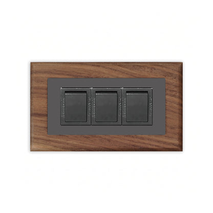 Solid walnut wood-thin frame-Japanese style panel 