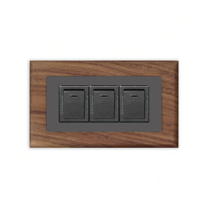 Solid walnut wood-thin frame-Japanese style panel 