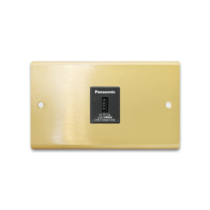 Brass switch panel-Japanese style 