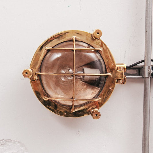 WISKA brass explosion-proof wall lamp