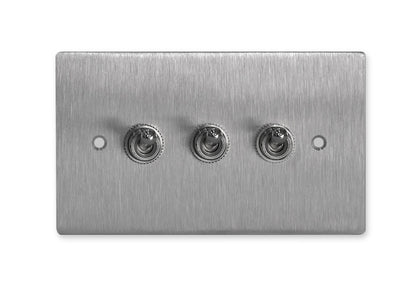 Hairline stainless steel panel-lever