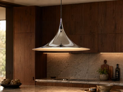 GUBI Semi Pendant Ø60 吊燈｜金色 / 銀色 OLDANMARK