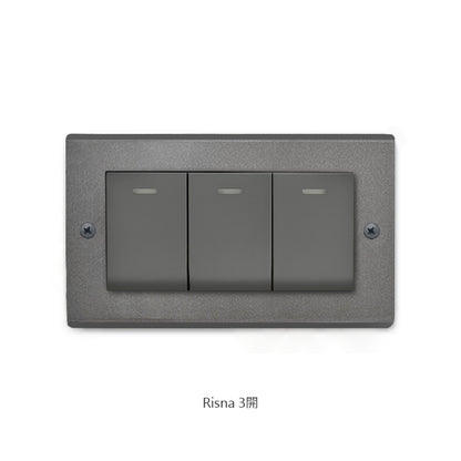 Iron gray panel-Glatima, Risna series