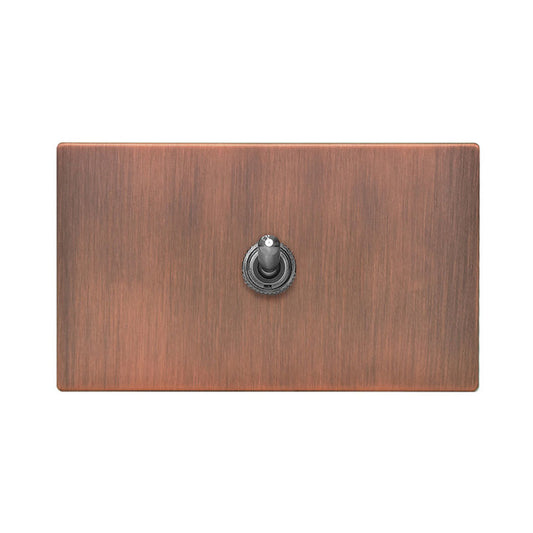 Red bronze screwless panel-lever