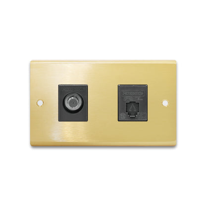 Brass switch panel-Japanese style 