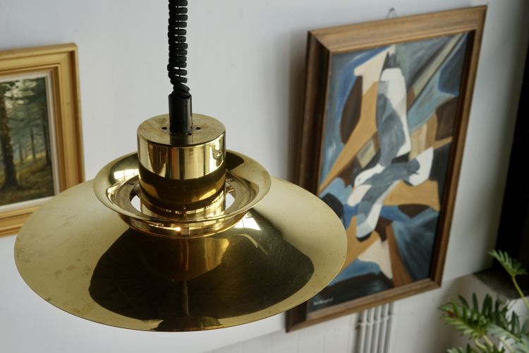 丹麥 Vitrika 黃銅復古吊燈