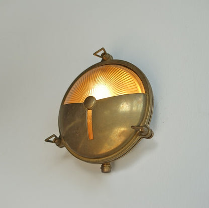 European brass wall lamp-01