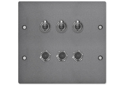 Iron gray stainless steel panel-lever