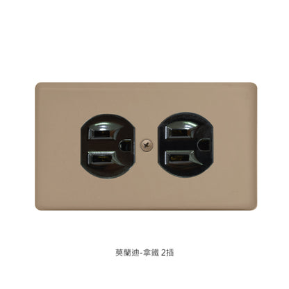 Morandi series American copper switch socket