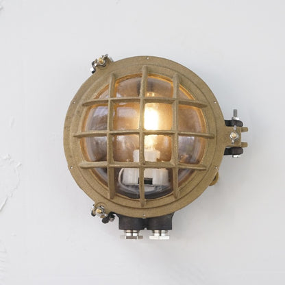 Copper mesh horn lamp