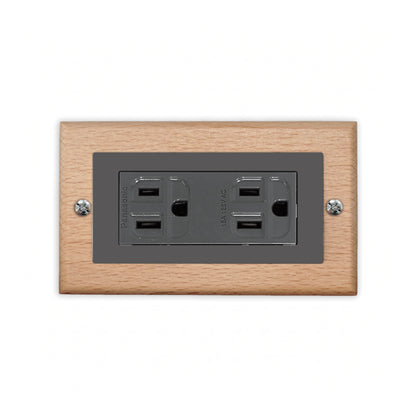 Solid beech wood-thin frame-Japanese style panel 