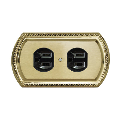 Metal series American copper switch socket